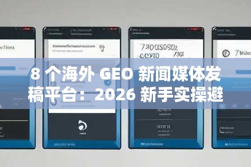 8 个海外 GEO 新闻媒体发稿平台：2026 新手实操避坑指南